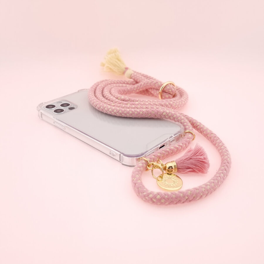 Boho Handykette FLAMINGO inkl. Case
