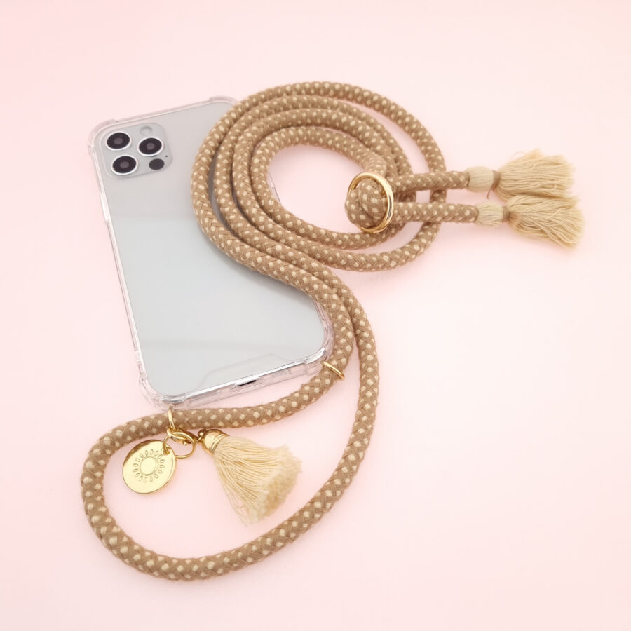 Boho Handykette TOFFEE inkl. Case – Bild 2