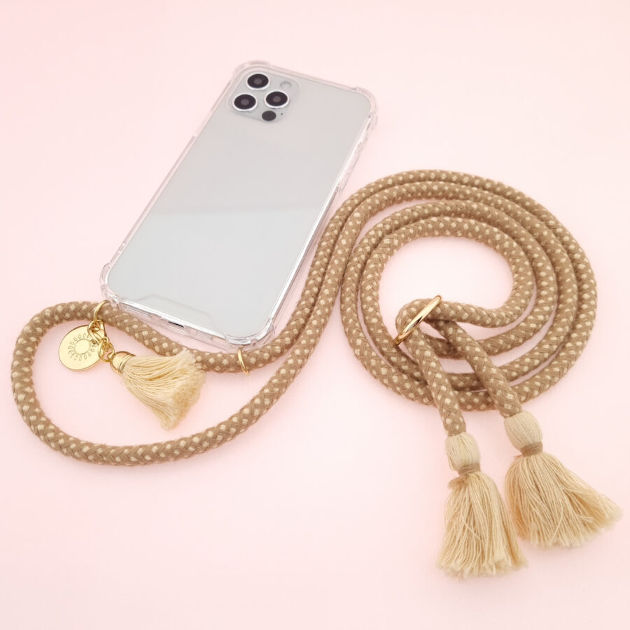 Boho Handykette TOFFEE inkl. Case – Bild 4