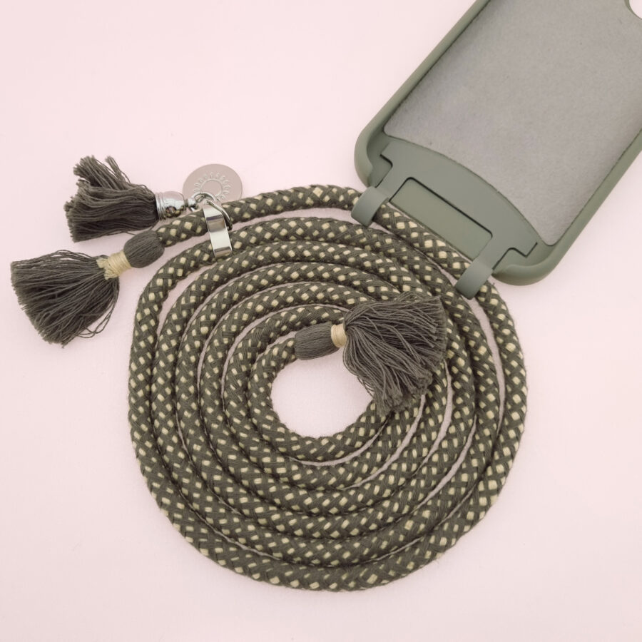 BOHO Handykette GREY & PEPPER Gold inkl. DUO Case – Bild 10
