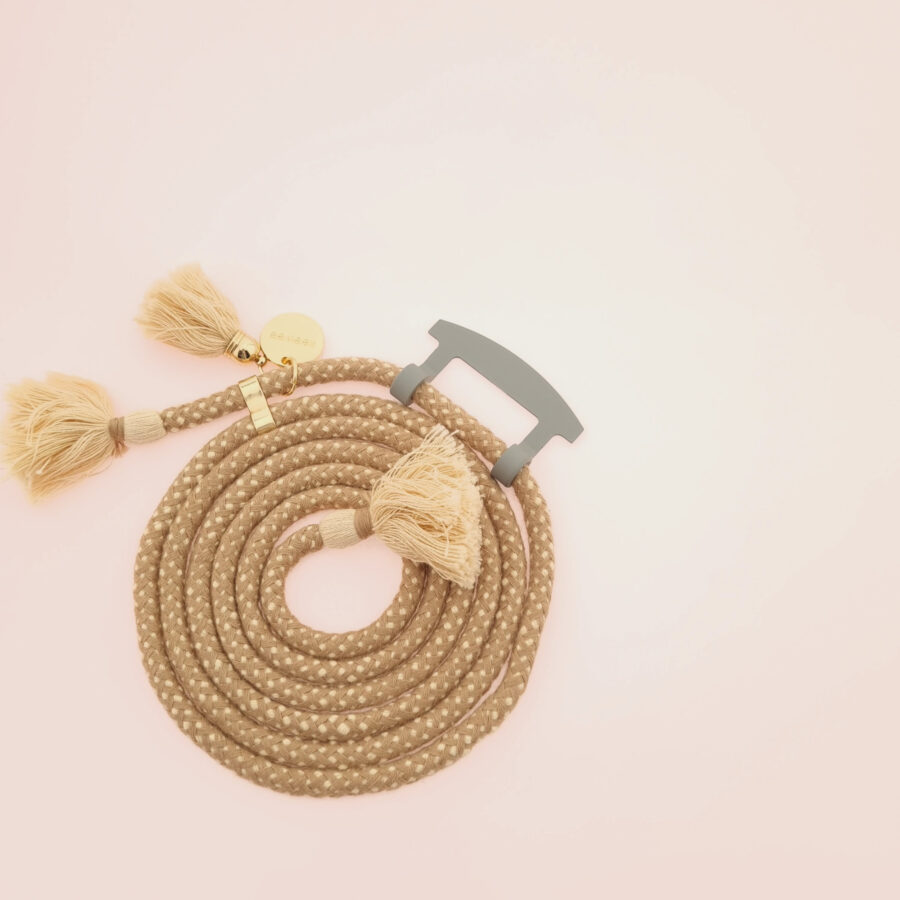 BOHO Handykette GREY & TOFFEE Gold inkl. DUO Case – Bild 6