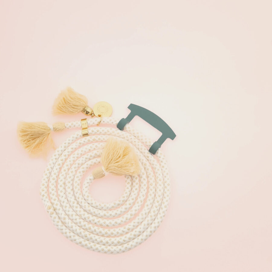 BOHO Handykette PETROL & COCO Gold inkl. DUO Case – Bild 5