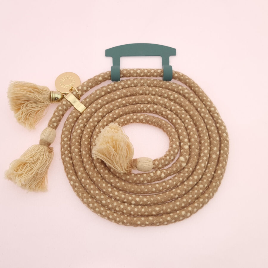 BOHO Handykette PETROL & TOFFEE Gold inkl. DUO Case – Bild 6