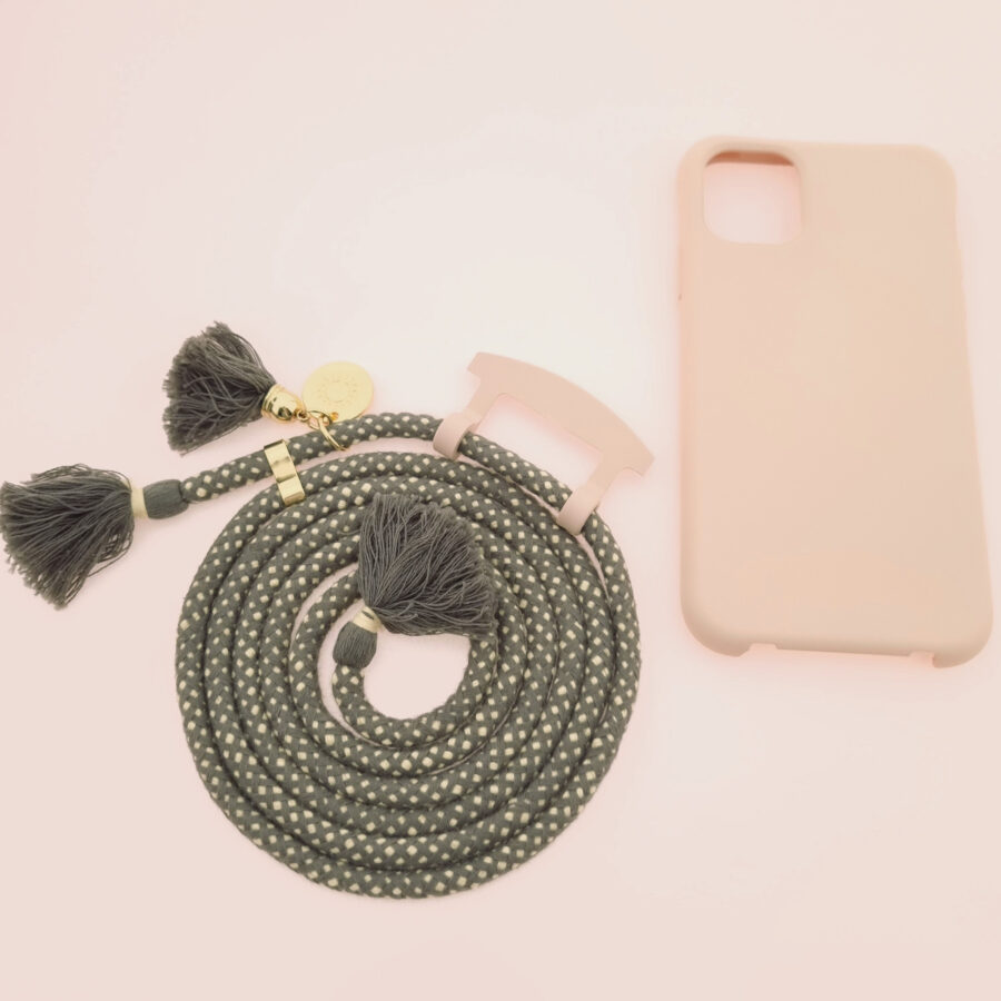 BOHO Handykette ROSY & PEPPER Gold inkl. DUO Case – Bild 7