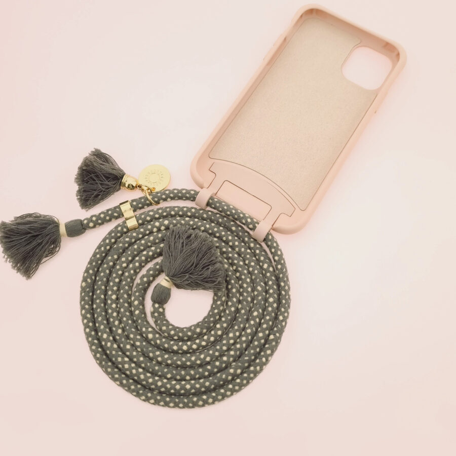 BOHO Handykette ROSY & PEPPER Gold inkl. DUO Case – Bild 2