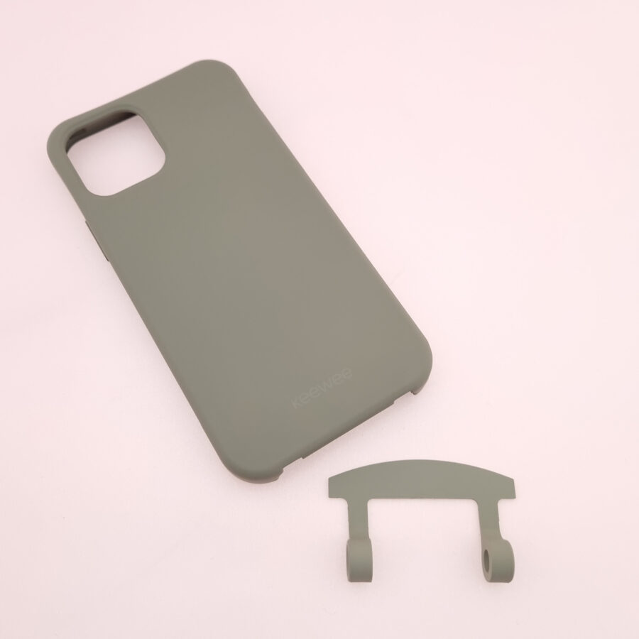 DUO Case GREY inkl. Connector für 2in1 Handykette