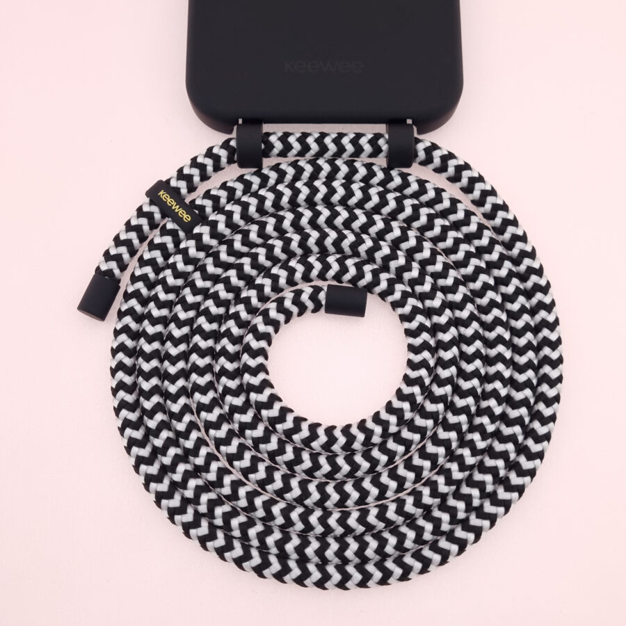 Handykette Just Mix BLACK & ZEBRA inkl.  DUO Case