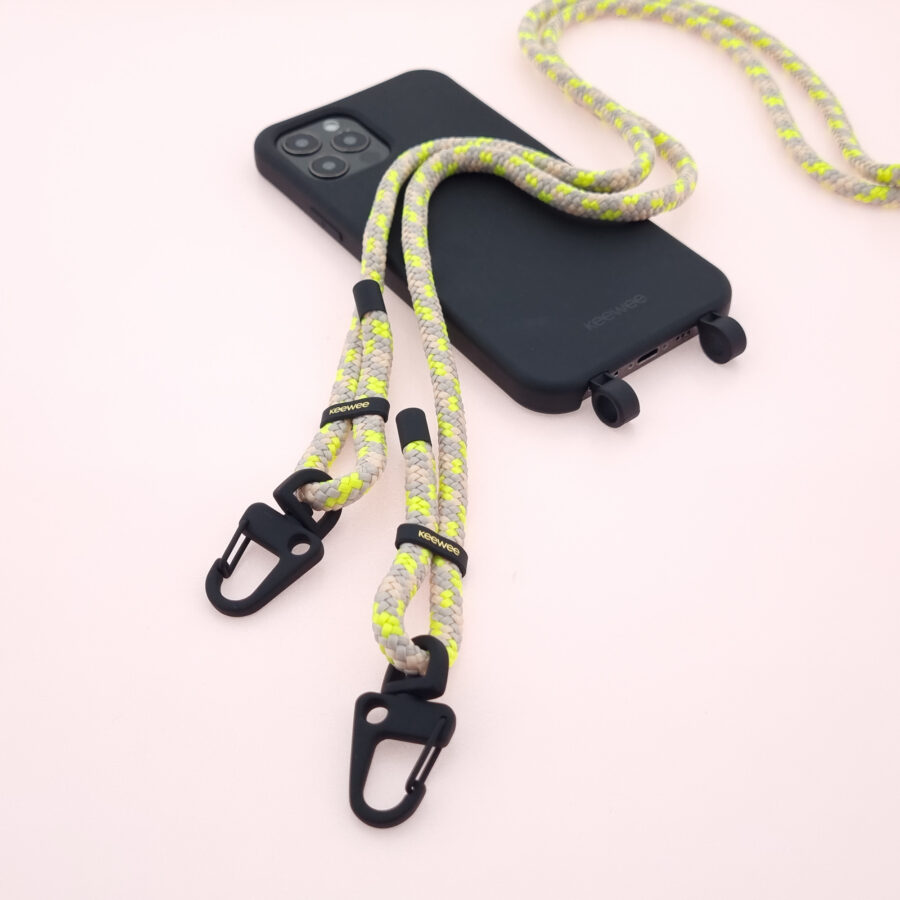 Handykette Just Mix BLACK & NEON Snap inkl. DUO Case – Bild 3