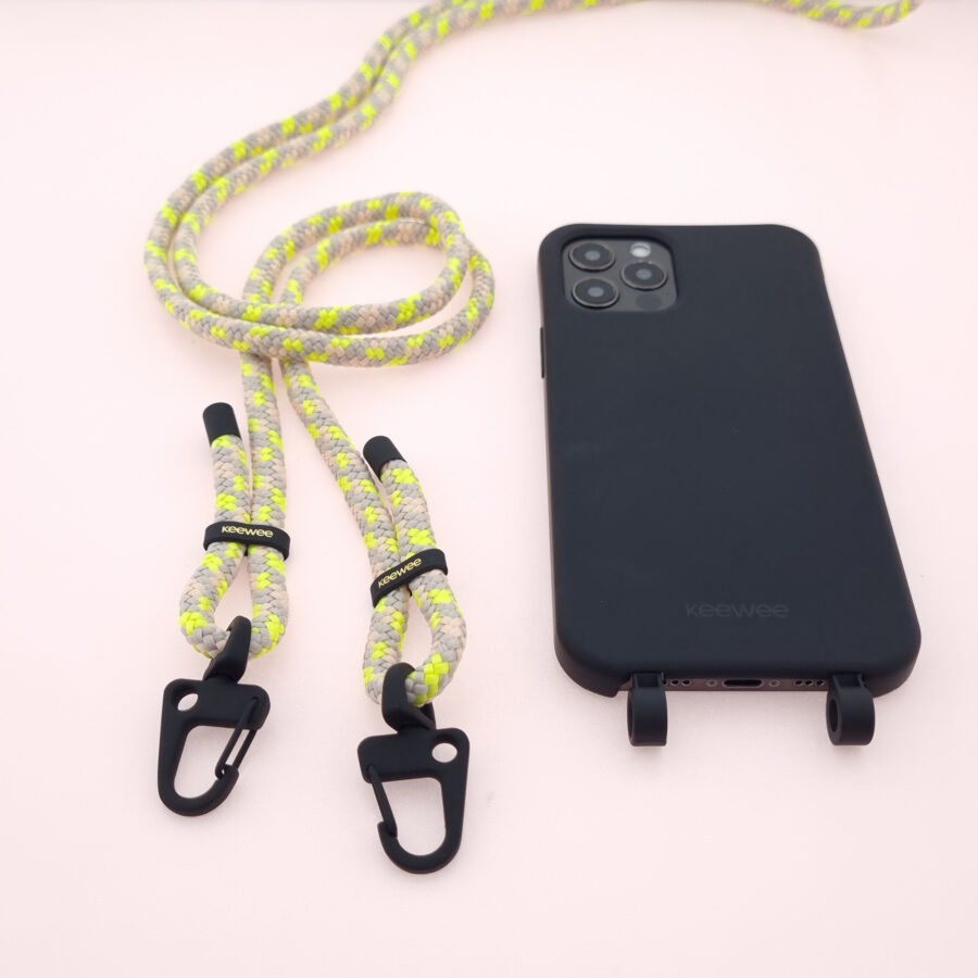 Handykette Just Mix BLACK & NEON Snap inkl. DUO Case – Bild 2