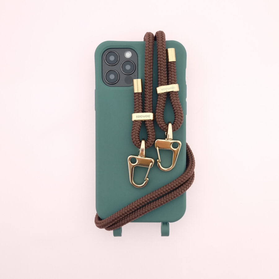 Handykette Just Mix PETROL & CHOCO Snap inkl. DUO Case – Bild 5