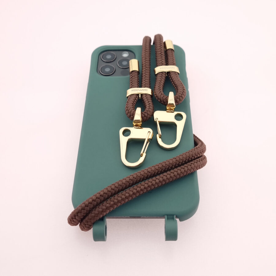 Handykette Just Mix PETROL & CHOCO Snap inkl. DUO Case – Bild 7