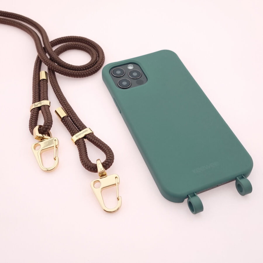 Handykette Just Mix PETROL & CHOCO Snap inkl. DUO Case – Bild 9