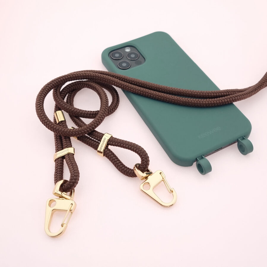 Handykette Just Mix PETROL & CHOCO Snap inkl. DUO Case