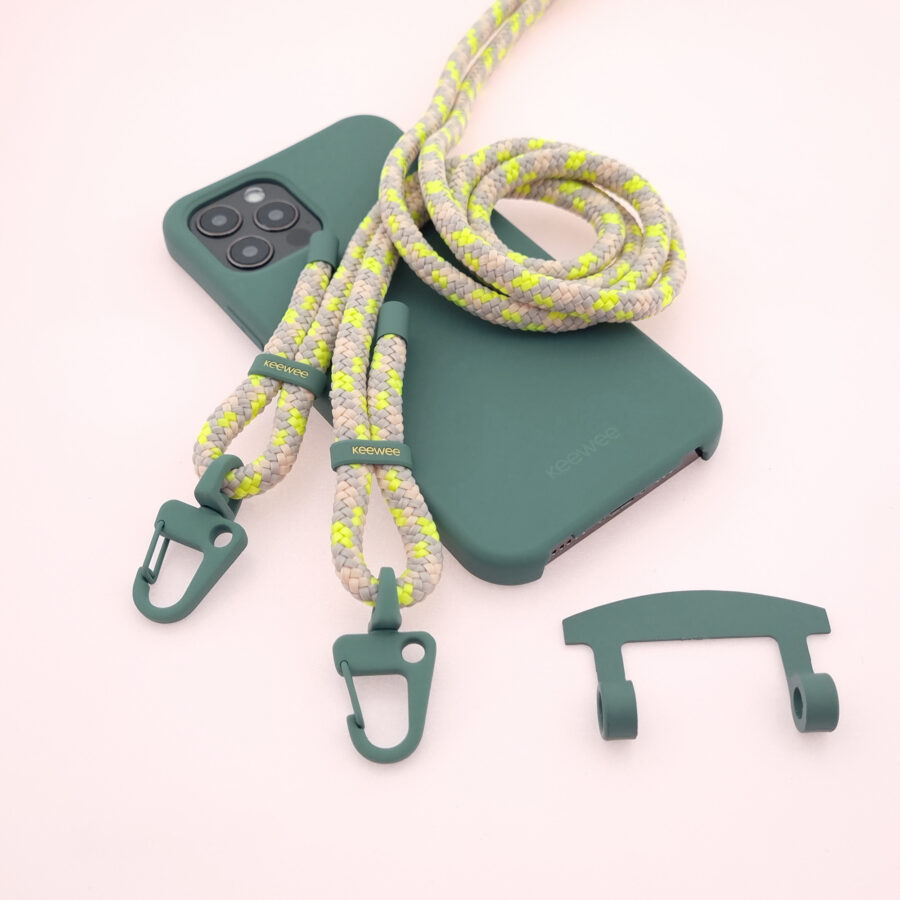 Handykette Just Mix PETROL & NEON Snap inkl. DUO Case
