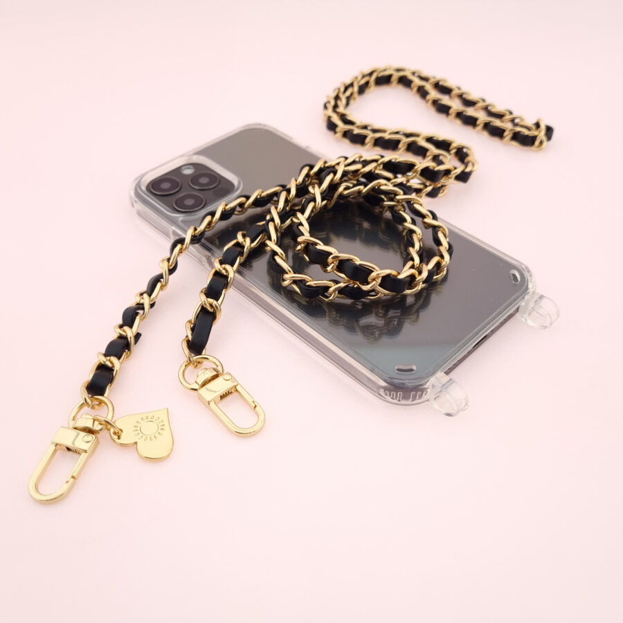 Handykette GOLD METAL BLACK Snap – Bild 3