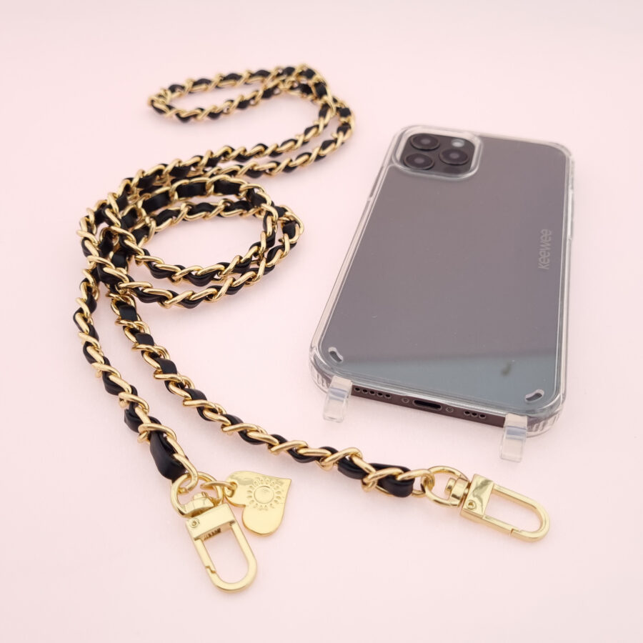 Handykette GOLD METAL BLACK Snap – Bild 5