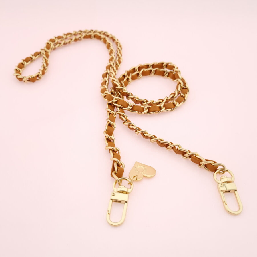 Handykette GOLD METAL CAMEL Snap