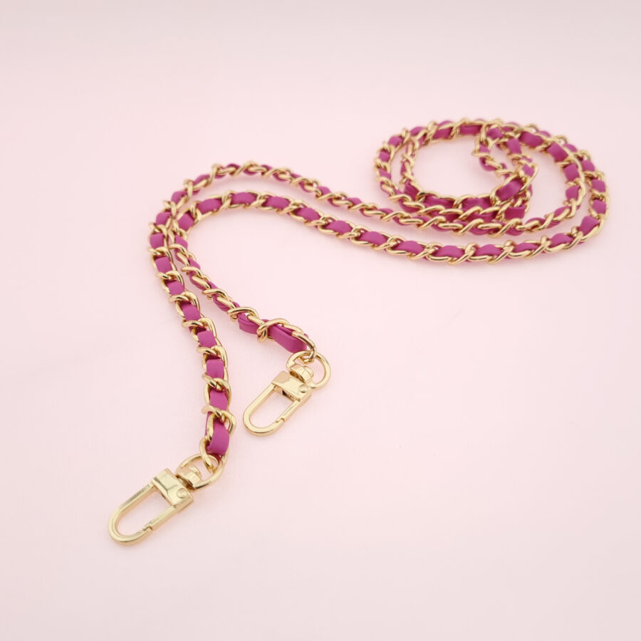 Handykette GOLD METAL FUCHSIA Snap – Bild 2