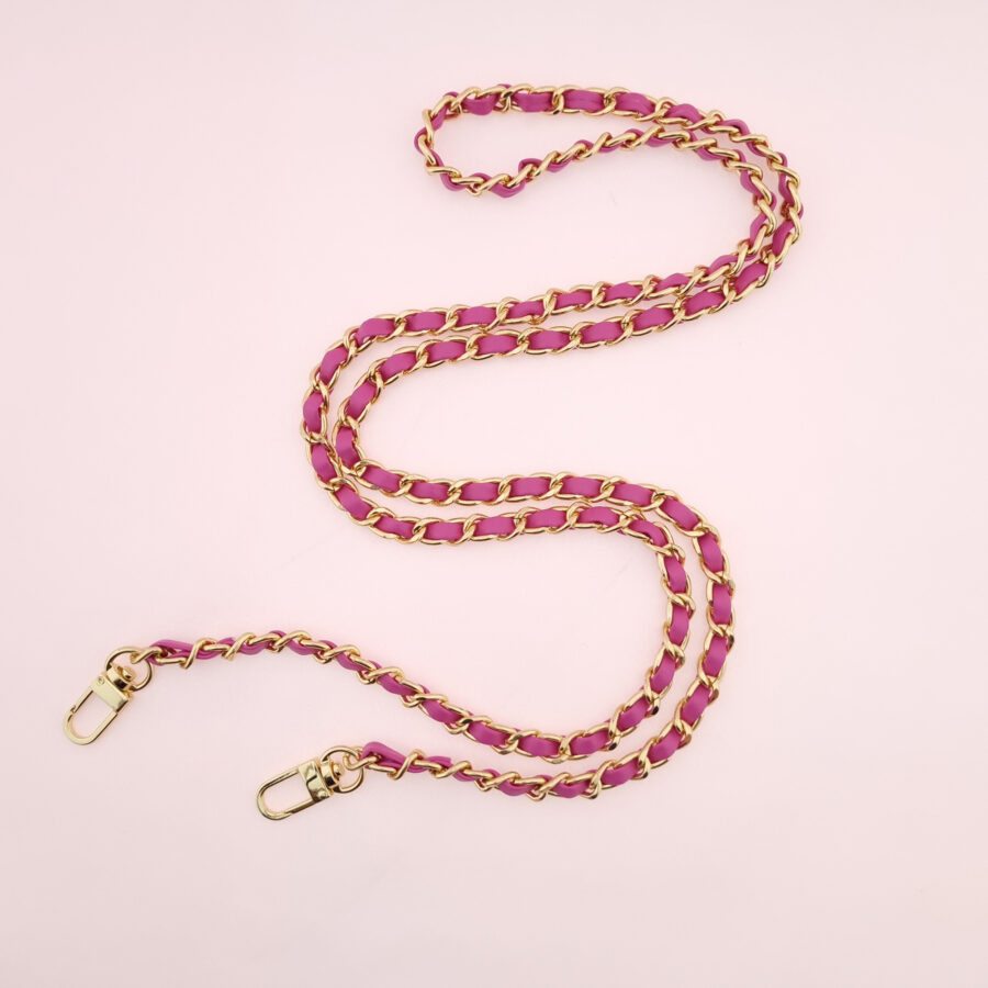 Handykette GOLD METAL FUCHSIA Snap – Bild 3