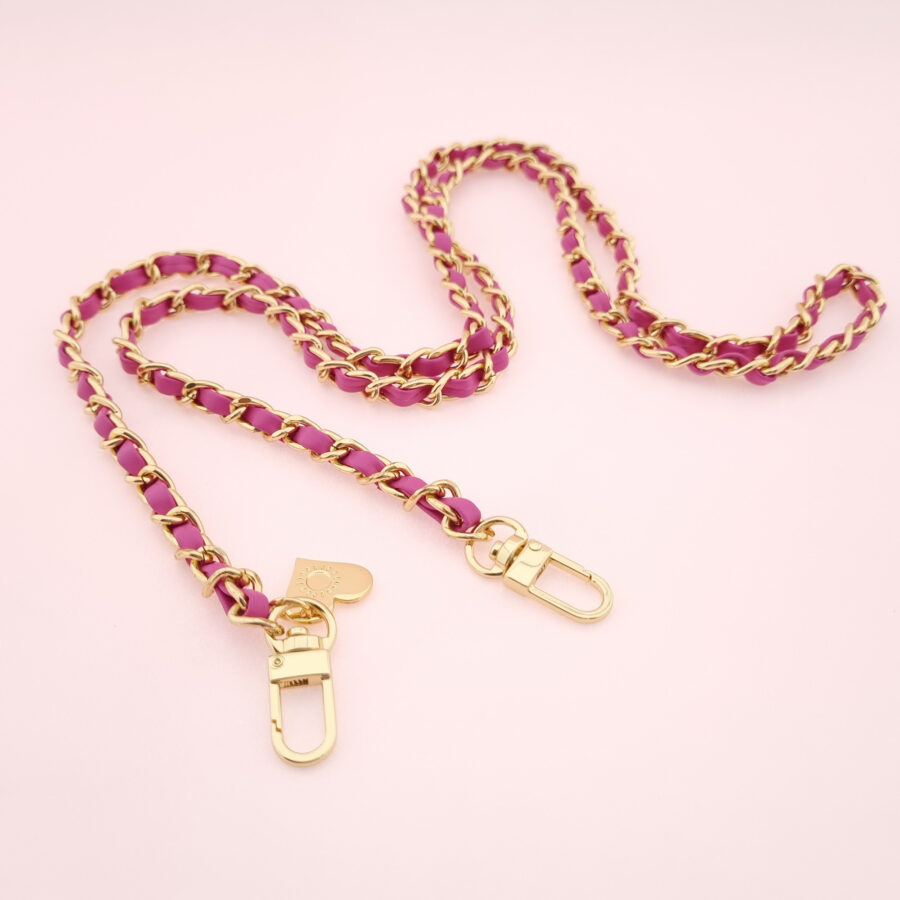 Handykette GOLD METAL FUCHSIA Snap – Bild 4
