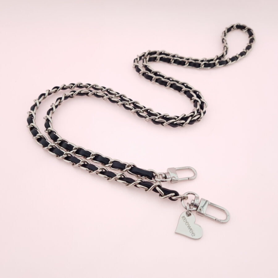 Handykette SILBER METAL BLACK Snap – Bild 6