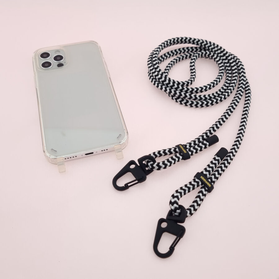 Handykette ZEBRA BLACK Snap Premium inkl. Case