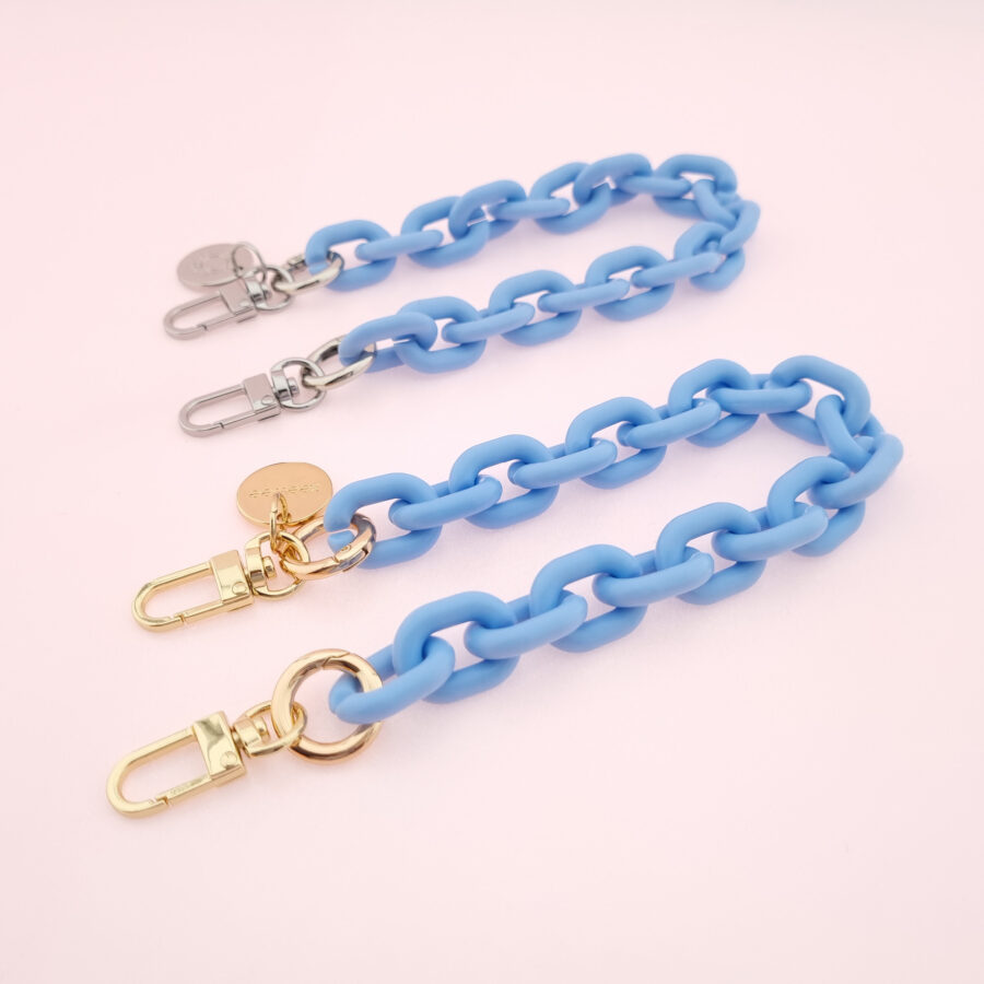 Phone Charm Pop Art BABY BLUE