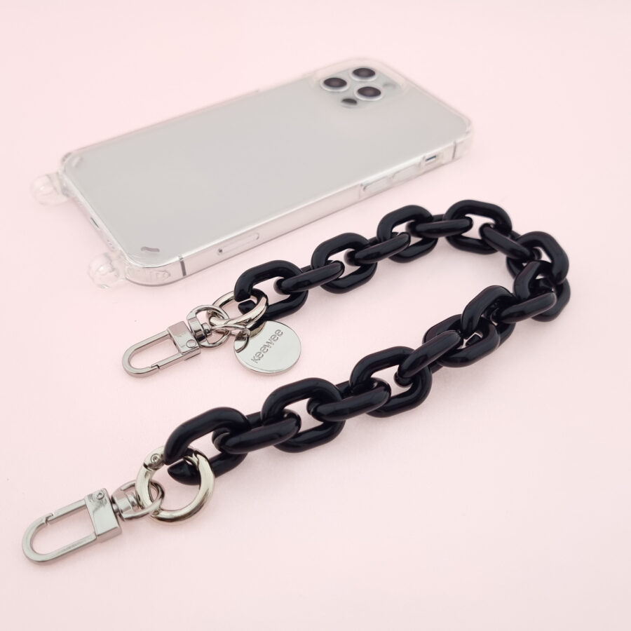 Phone Charm Pop Art PURE BLACK – Bild 3