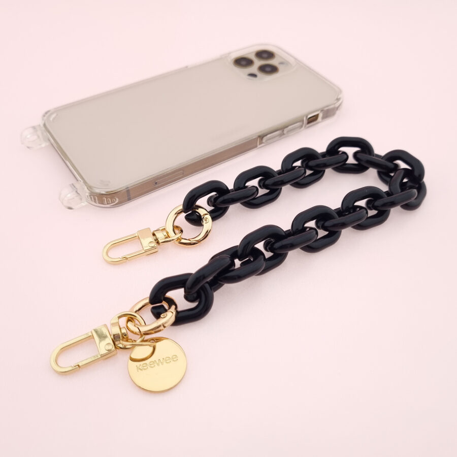 Phone Charm Pop Art PURE BLACK – Bild 4