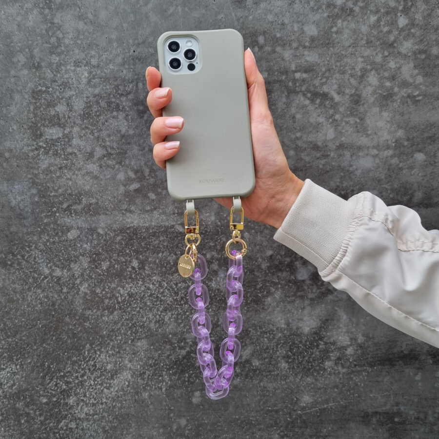Phone Charm Pop Art CRYSTAL LILAC – Bild 2