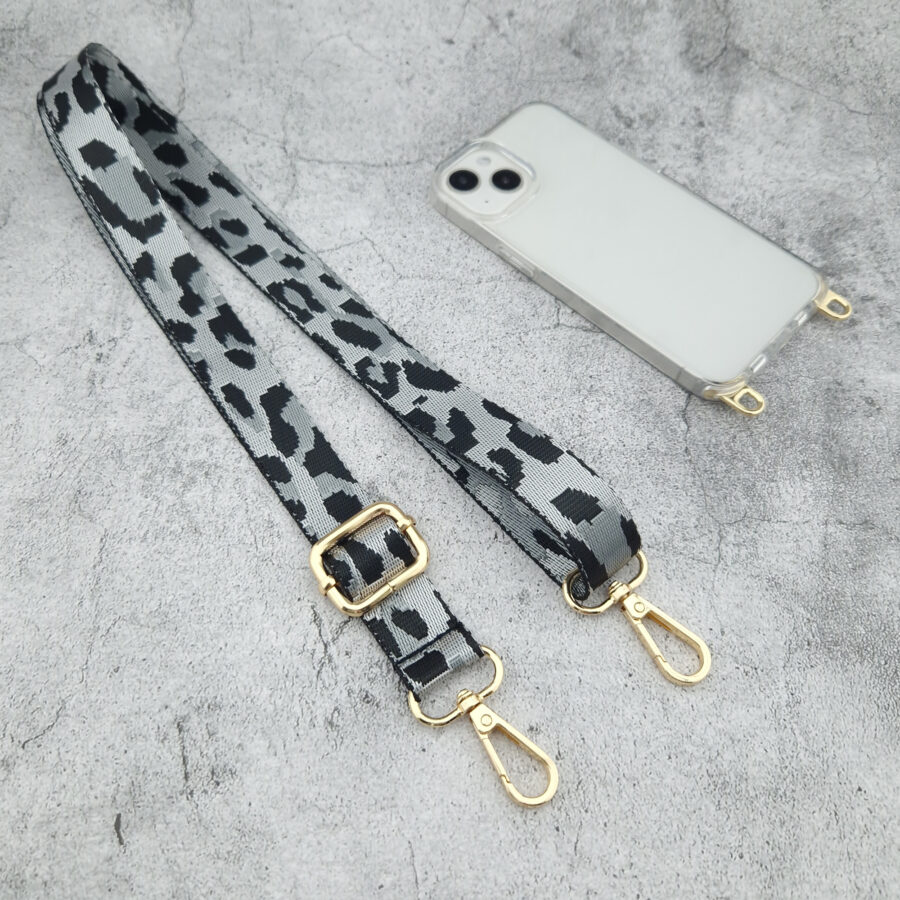 Handygurt LEO ALL GREY + Gold – Bild 2