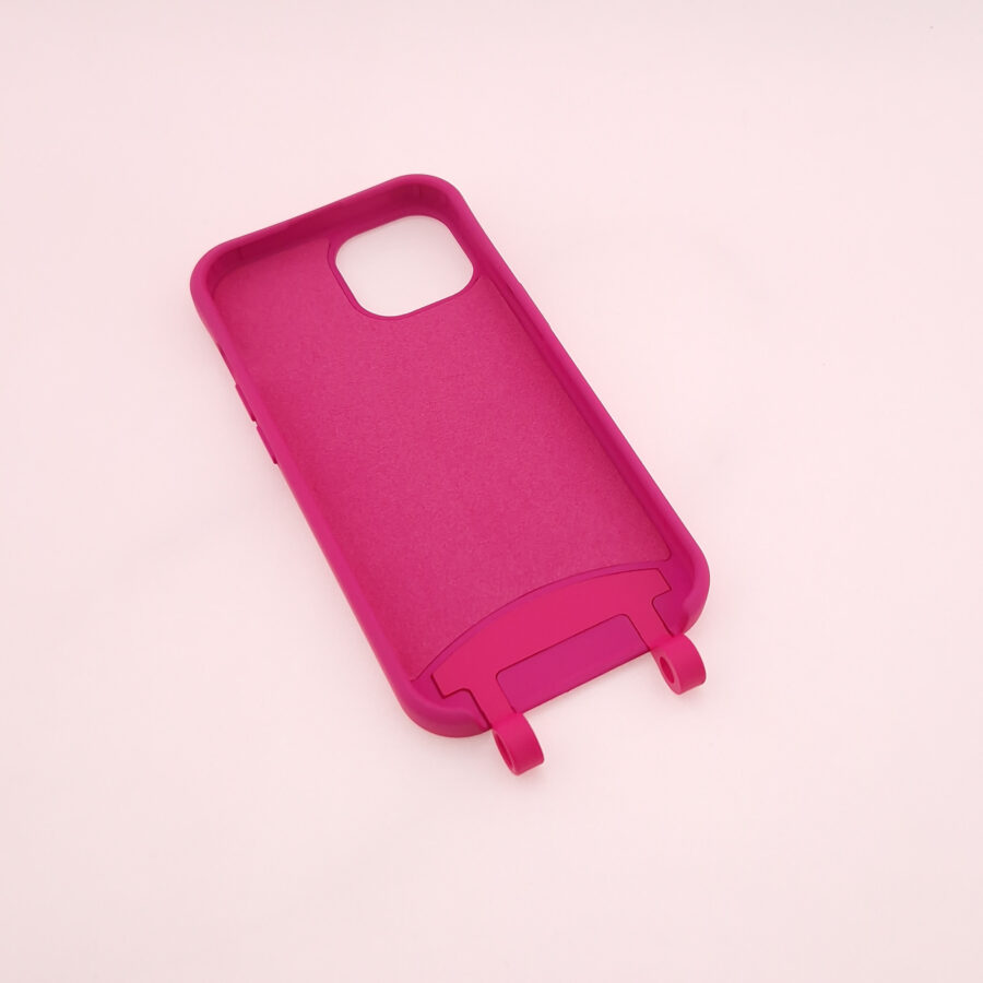 DUO Case FUCHSIA inkl. Connector für 2in1 Handykette – Bild 2